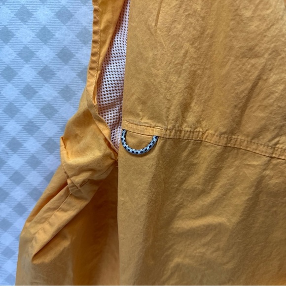 COLUMBIA PFG Tamiami Fishing Shirt Men 4XL Orange Vented Roll Tab Performance - Picture 10 of 10